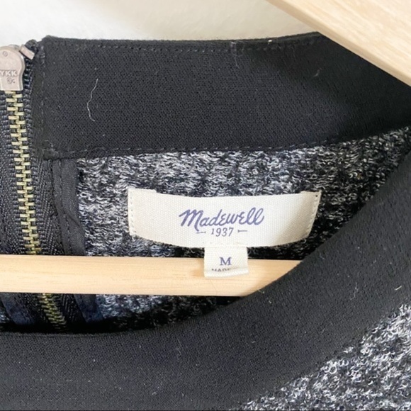 Madewell Marled Contrast Top Felted Wool Pullover - Picture 5 of 7